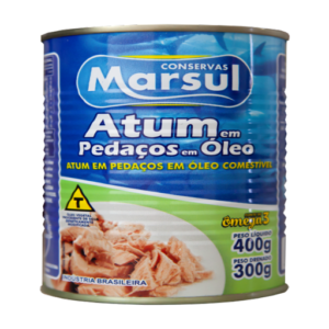 ATUM PEDAÇOS EM ÓLEO 300g - MARSUL